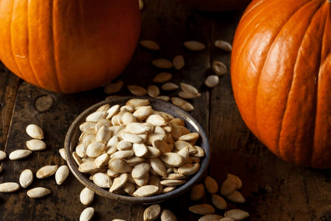 Pumpkin seeds to increase potential
