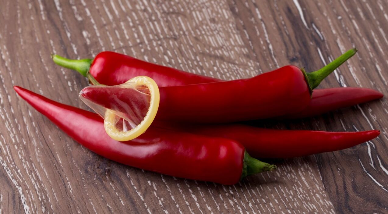 Chili pepper increases the level of testosterone in the male body and increases potency